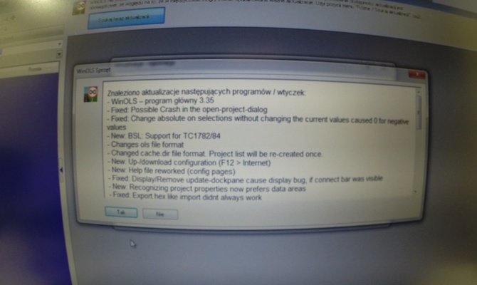 Aktualizacja programu Swiftec oraz WinOls