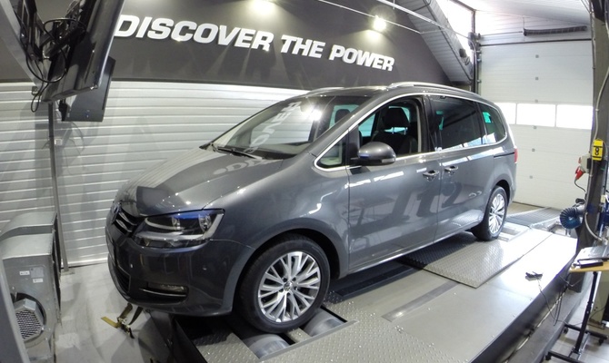 VW Sharan 2.0TDI 140 KM + 22 KM i 78 Nm