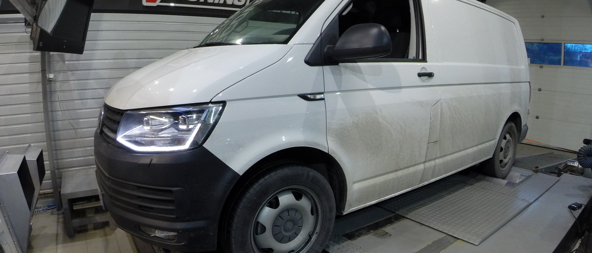 Chip Tuning VW Transporter T6 2.0 TDI 204 KM + 35 KM + 77 Nm