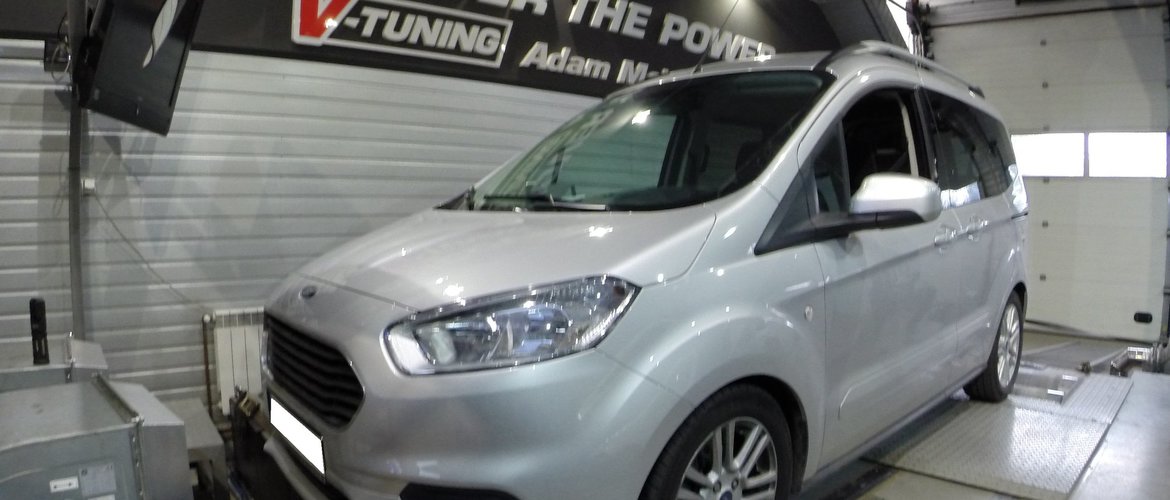 Chip Tuning Ford Tourneo Courier 1.5TDCi 120KM | V-Tuning Leżajsk