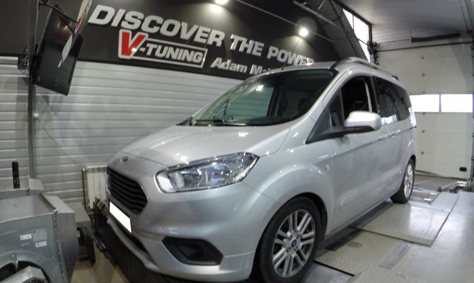 Chip Tuning Ford Tourneo Courier 1.5TDCi 120KM | V-Tuning Leżajsk
