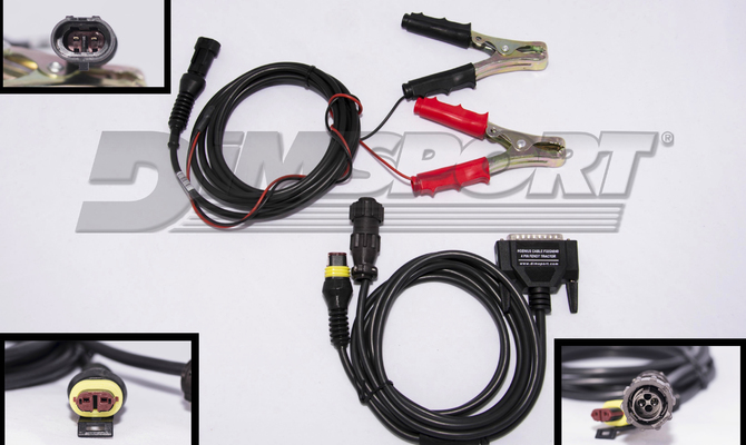 Przewód FENDT/MF 4 pin with external power feeding (CAN comm.) F32GN040